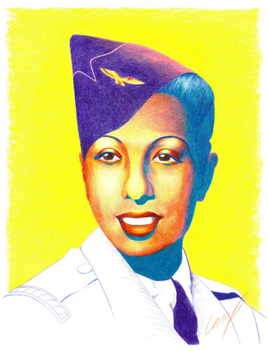 Joséphine Baker by Laurène Pinon, 소묘 for Sale on Singulart