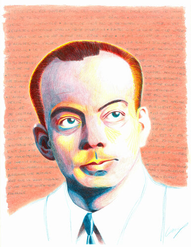 Saint-Exupéry par Laurène Pinon, Dessin en vente sur Singulart