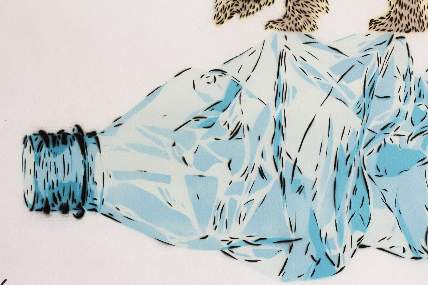 A Kiss Can Change Everything door Wojtek Babski (2022) : Schilderij Acryl,  Collage op Canvas - Singulart, image size:1500x1000