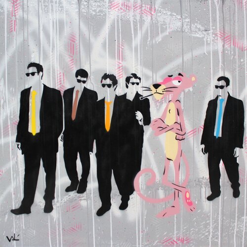 Mister Pink Panther by Valérian Lenud, 회화 for Sale on Singulart