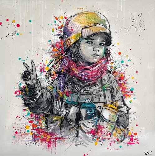 Petit soldat de la Paix 3 van Valérian Lenud, Schilderij te koop op Singulart