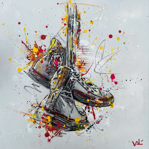 Converse All Stars Sneakers van Valérian Lenud, Schilderij te koop op Singulart