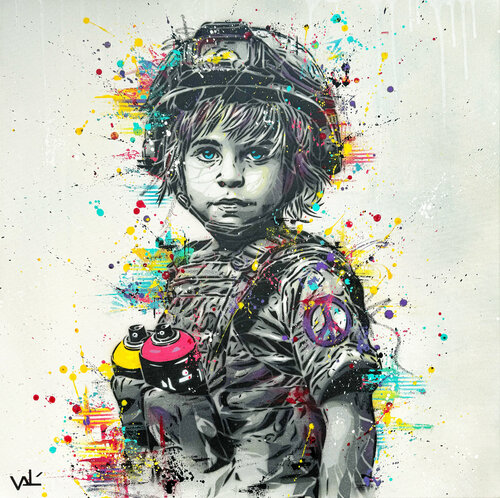 Soldat de la Couleur I van Valérian Lenud, Schilderij te koop op Singulart