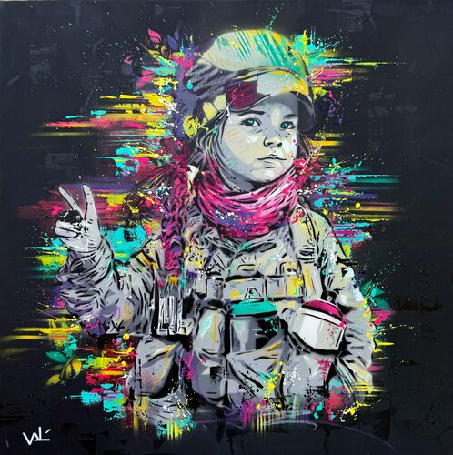Soldat de la Paix 3 van Valérian Lenud, Schilderij te koop op Singulart