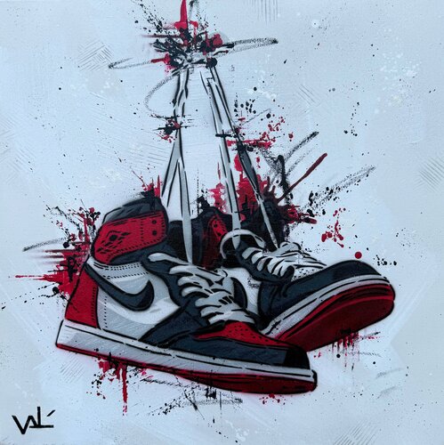 jordan 1 paintings