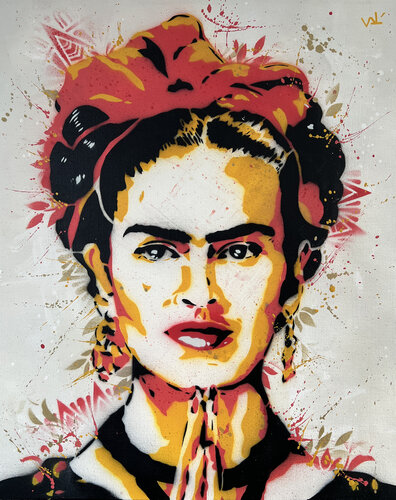 Frida Kahlo van Valérian Lenud, Schilderij te koop op Singulart
