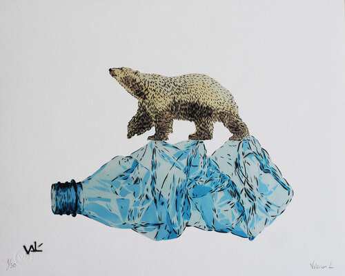 Iceberg (Polar Bear) von Valérian Lenud, Druck kaufen auf Singulart