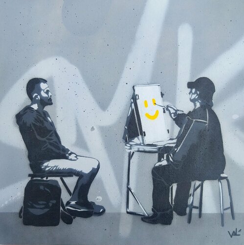Street Portrait by Valérian Lenud, 회화 for Sale on Singulart