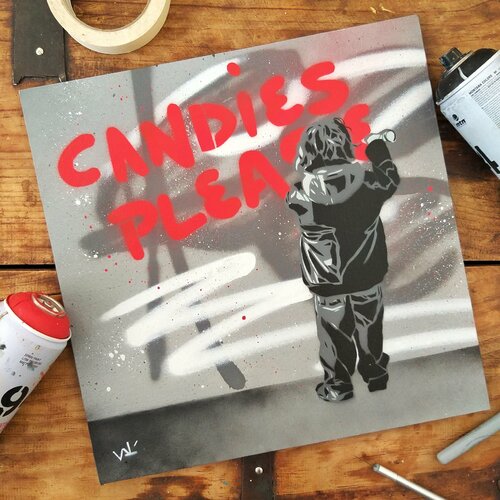 Candies Please von Valérian Lenud, Malerei kaufen auf Singulart
