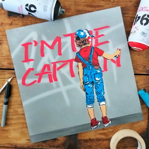 I'm The Captain by Valérian Lenud, 회화 for Sale on Singulart