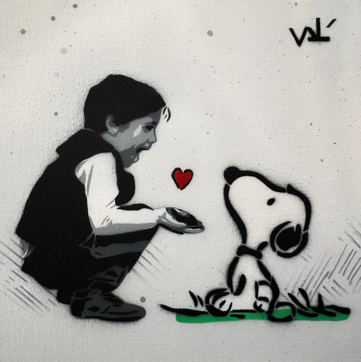 Feeding Snoopy Valérian Lenud