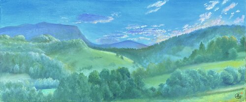 The sunrise van Volodymyr Tyzun, Schilderij te koop op Singulart