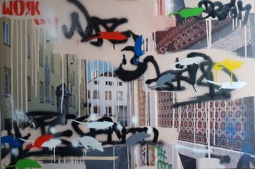 Like Rats di Maren Butzheinen, Altri media in vendita su Singulart