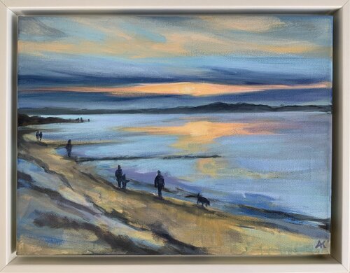 Abendspaziergang by Astrid Krömer, Painting for Sale on Singulart