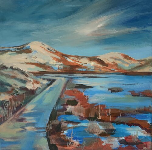 Der Weg 2 van Astrid Krömer, Schilderij te koop op Singulart