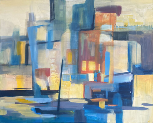 Hafenstadt de Astrid Krömer, Pintura a la venta en Singulart