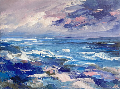 Kleine Wellen by Astrid Krömer, Painting for Sale on Singulart