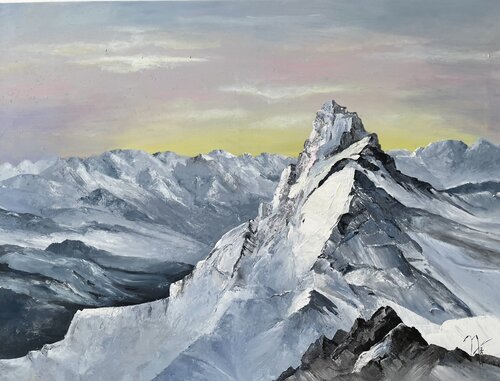 Matterhorn von Nadia Trautmann, Malerei kaufen auf Singulart