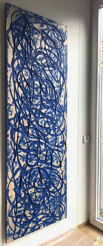 BLAU II di René Düsel, Pittura in vendita su Singulart