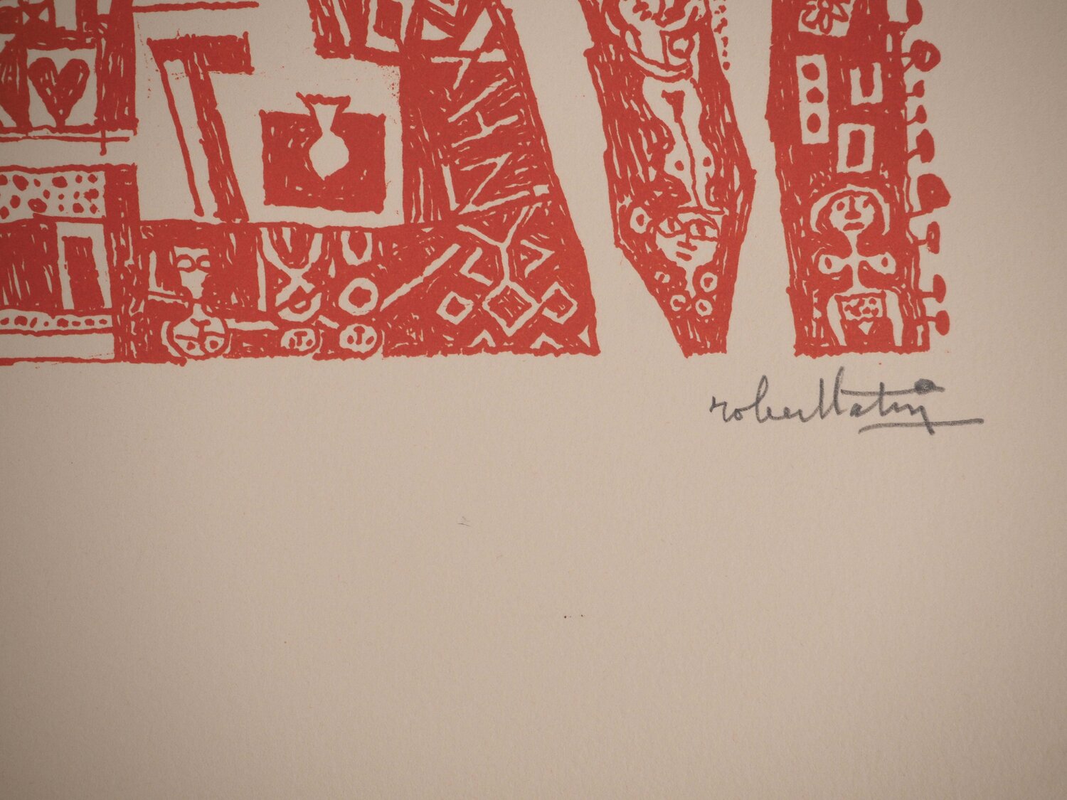 La basse fontaine rouge Robert Tatin