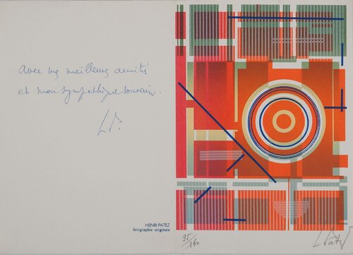 Abstraction géométrique von Henri Patez, Druck kaufen auf Singulart