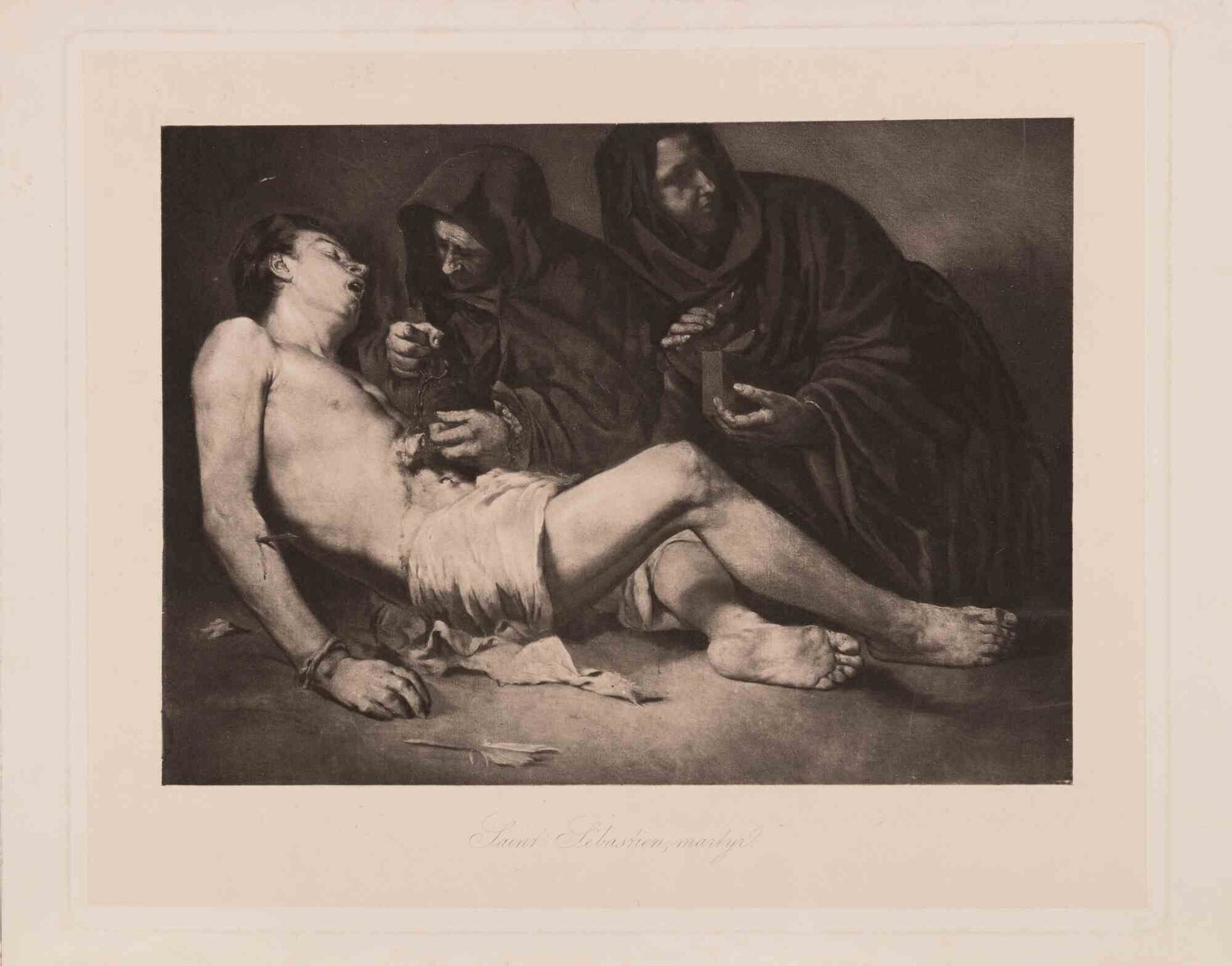  Saint Sebastien Martyr Théodule Ribot