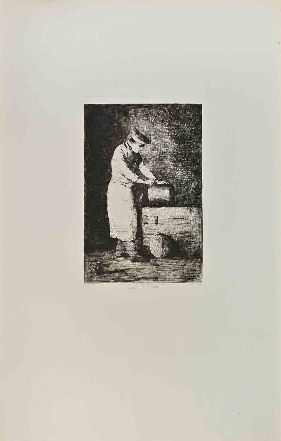L’Aide de Cuisine (The Kitchen Assistant) Théodule Ribot