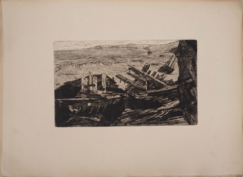 La Sulina (Naufrage en Roumanie) von Edwin Edwards, Druck kaufen auf Singulart