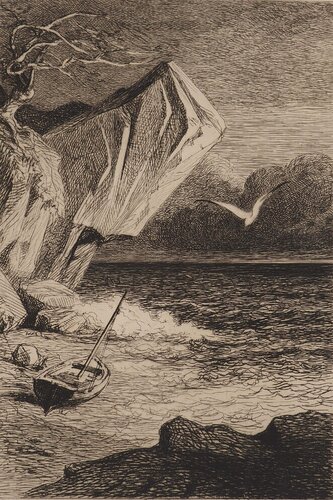 La mer by Léon Gaucherel, 版画 for Sale on Singulart