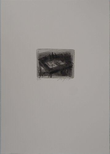 Nature morte d'un atelier by Safet Zec, Print for Sale on Singulart