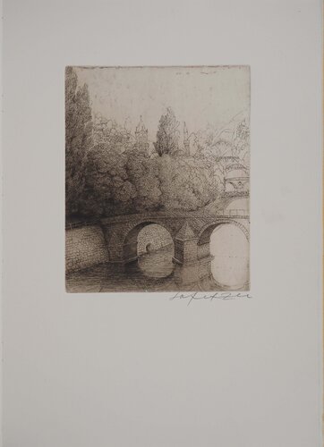 Le pont Latin à Sarajevo by Safet Zec, Print for Sale on Singulart