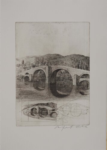 Paysage depuis les rives von Safet Zec, Druck kaufen auf Singulart