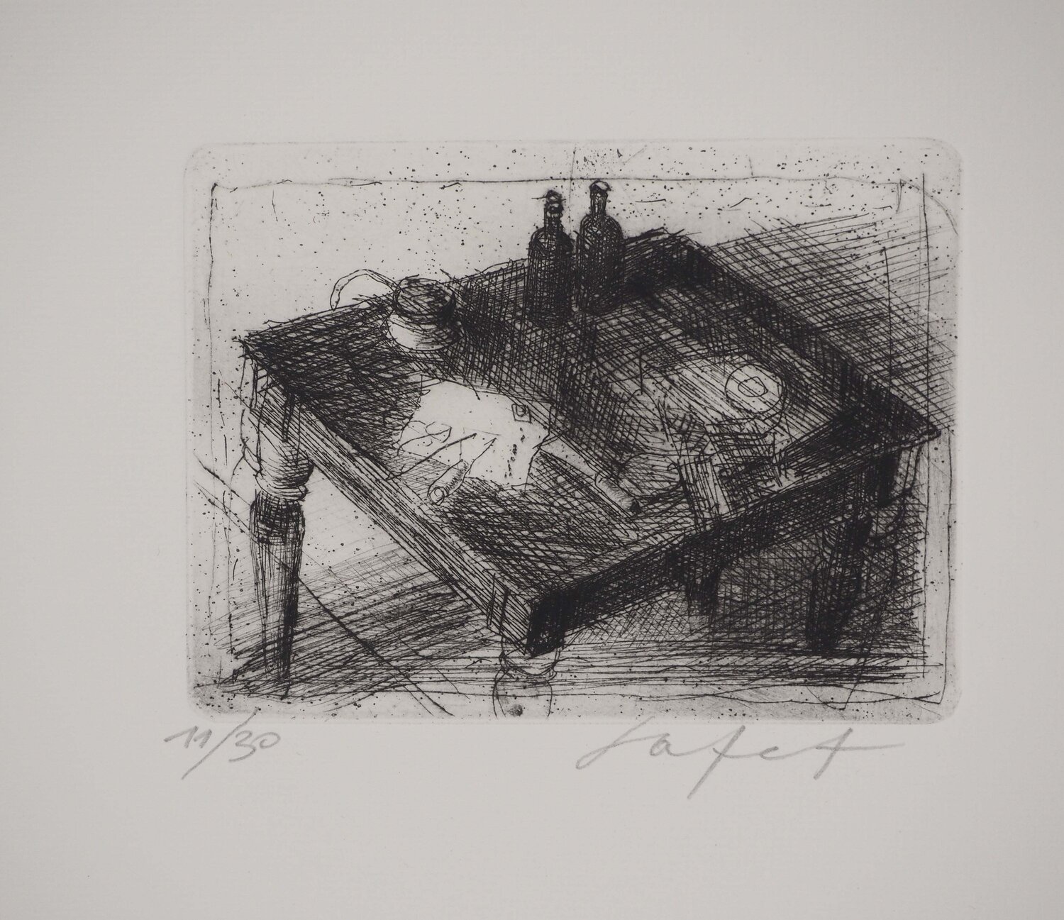 L'atelier de l'artiste Safet Zec Print for sale