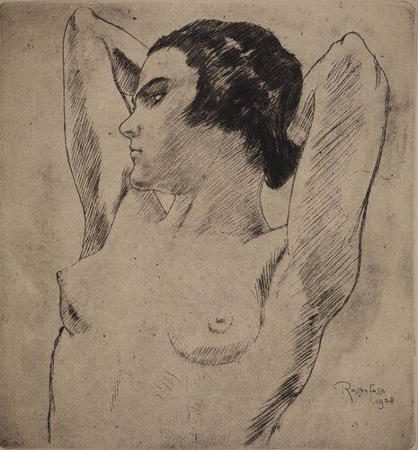 Muse posant, by Armand Rassenfosse, Print for Sale on Singulart