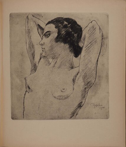 Muse posant, Gravure originale signée by Armand Rassenfosse, Print for Sale on Singulart