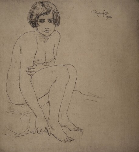 Nu au cheveux courts, by Armand Rassenfosse, Print for Sale on Singulart