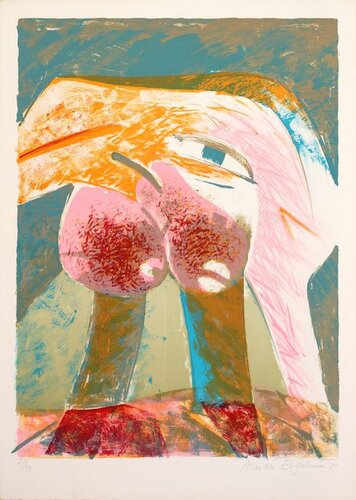 Les deux boutons by Martin Engelman, Print for Sale on Singulart