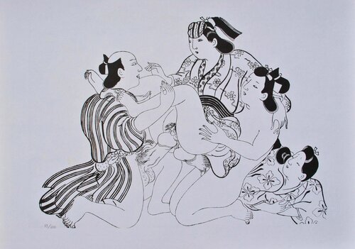 Amour à quatr van Jihei Sugimura, Afdruk te koop op Singulart