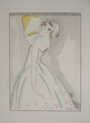 Jeu de séduction von Gustave Buchet, Druck kaufen auf Singulart