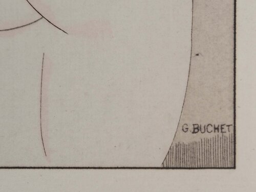 La rousse intimidée by Gustave Buchet, Print for Sale on Singulart