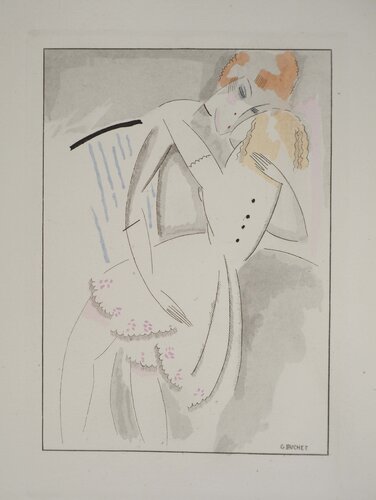 Moment de tendresse von Gustave Buchet, Druck kaufen auf Singulart