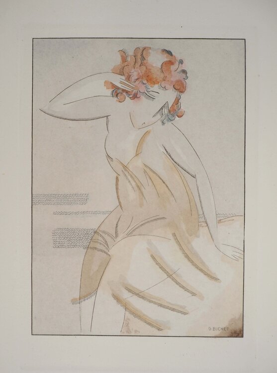 Le désespoir de Sappho Gustave Buchet
