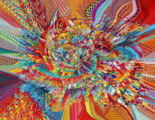 The Heart of the Universe — Medium Collector’s Edition US Popular size von Elena Gantchikova, Digital kaufen auf Singulart