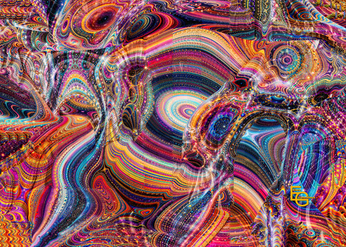 Cosmic Dreams Medium Collector’s Edition by Elena Gantchikova, Print for Sale on Singulart