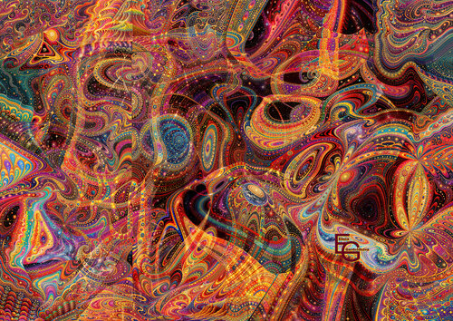 Map of a Living Universe Medium Collector’s Edition by Elena Gantchikova, Print for Sale on Singulart