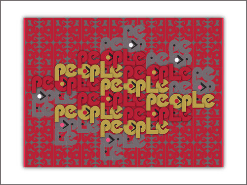 CMPLT - RED van SJMR PplAreGreater, Afdruk te koop op Singulart