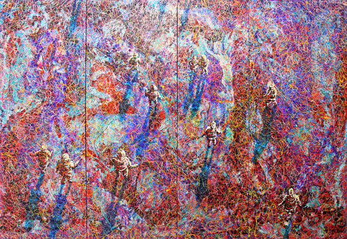 „Der Blick von oben“ by Osman Xani, Painting for Sale on Singulart