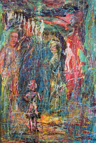 Im Fluss der Zeit van Osman Xani, Schilderij te koop op Singulart