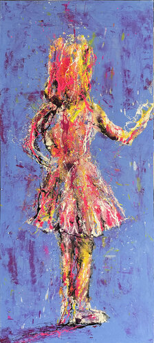 "Dance of Becoming" van Osman Xani, Schilderij te koop op Singulart