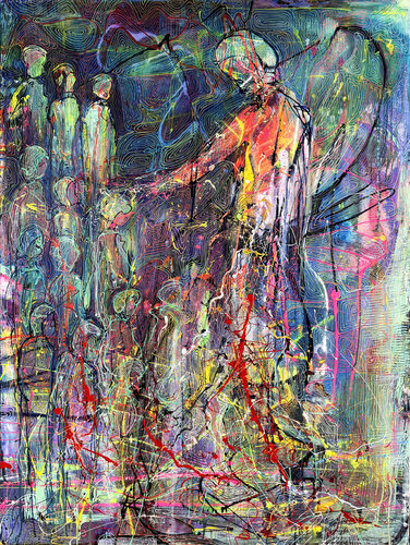 “Der Bote” von Osman Xani, Malerei kaufen auf Singulart